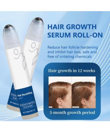 S rum de Croissance Capillaire 2pcs S rum de Croissance des Cheveux Romarin Roll On S rums de Croissance Des Cheveux Au Romarin Hair Growth Serum Roll-On S rums Bloquant Le Cuir Chevelu 25ml - Buy Online on GoSupps.com