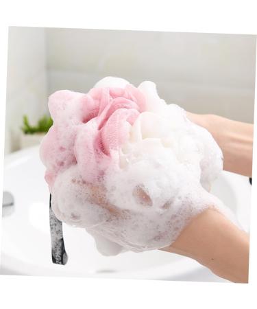 Housoutil Kid Body Wash Set - 5pcs Kids Bath Accessories Mesh Sponge & Scrubber for Easy Showering | Korean Version Tennis Child Bath Ball - Buy Online on GoSupps.com