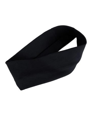 MapofBeauty 3 Pack Yoga Headbands - Stretchy Cotton Hair Wraps for Sport Running and Gym (Black & White) - International Shipping Available - Buy Online on GoSupps.com