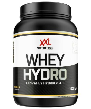 XXL Nutrition Whey Hydro Whey Hydrolyzate Protein Protein Shake Protein Shake Protein Various Flavors Chocolate 1000 grams 33 shakes Chocolate 1000 grams