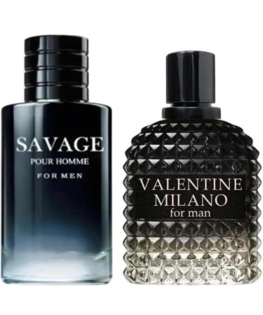 Savage and Valentine Milano Cologne for Men - Eau De Toilette Natural Spray 3.4 Fl Oz Each Pack of 3 Combo Set - Buy Online on GoSupps.com