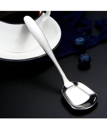Arithmetic Square Head Stainless Steel Spoons Square Spoons Stainless Steel Square Spoon Square Head Spoons Arithmetic Square Head Spoon Square Head Serving Spoons 6pcs L - Buy Online on GoSupps.com