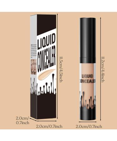  Veeteah Liquid Concealer Blemish Concealer Lightweight Moisturizing Concealer Eye Primer Lasting Liquid Foundation Foundation for Dark Circles - Buy Online on GoSupps.com