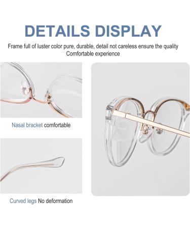Blue Light Blocking Computer Gaming Glasses Clear Frame - Unisex Anti Blue Light Eyewear for Eye Protection and Comfort - Buy Online on GoSupps.com