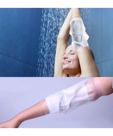 Waterproof PICC line Protector for Shower Middle Arm Albow Cast Cover for Adult (Weight: 88-210 Pounds M)