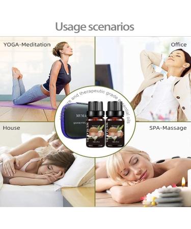 Organic Coconut Essential Oil Set - 100% Pure for Diffuser, Home Cleaning & Spa - 2 Pack 10ml - Buy Online on GoSupps.com