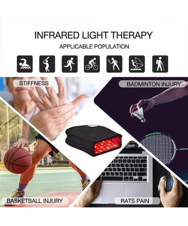 Feet LED Therapy Device with 90 Pcs 660nm+90 Pcs 850nm Wavelength Adjustable 3 Modes and 3 Levels of Time Deep Muscle Relaxation for Home Office - Buy Online on GoSupps.com