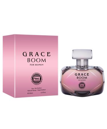 Hybrid & Company Women Grace Boom Eau De Parfum Natural Spray Vaporisateur 3.4 Fl Oz GRACE BOOM 3.4 Fl Oz (Pack of 1)