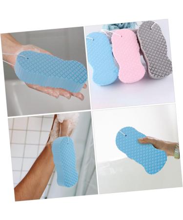 Buy Hemoton 3pcs Exfoliating Bath Sponge Set - Loofah Shower Pouf & Cleaning Tools for Dead Skin Scrub - International Shipping Available - Buy Online on GoSupps.com
