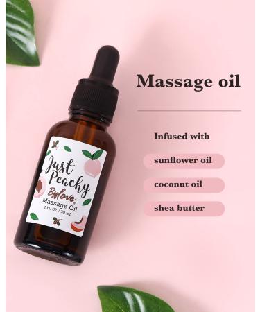 Peach Scent Spa Gift Set for Women - 8 Piece Bath and Body Set with Bath Bomb, Candle, and Massage Oil - Ideal Gifts for Her - Buy Online on GoSupps.com