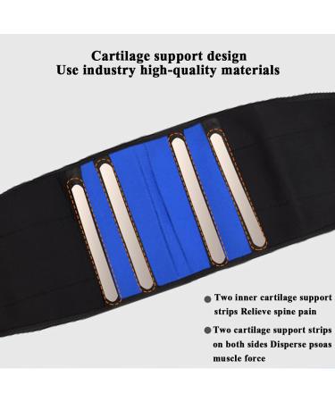 Derbut Lower Back Support Belt | Adjustable Tiller Trainer Girdle | Posture Corrector for Sciatica Herniated Disc & Scoliosis | Pain Relief for Men & Women | Size 3XL - Buy Online on GoSupps.com