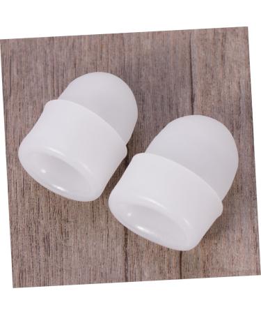 Gel Toe Protector Sleeve - Foot Care Blisters Splitter Cover Caps - White Thumb Protector Pair - Buy Online on GoSupps.com