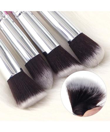 10 Piece Soft Pink Makeup Brush Set with Synthetic Bristles - Cruelty-Free Beauty Tools - Buy Online on GoSupps.com