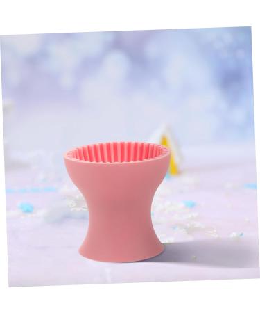 Beaupretty Beauty Brush Cleaning Tool Pink Cleaner Silicone Makeup Brush Cleaner Makeup Brush Cleaning Cup Cosmetic Brush Cleaning Cup Silica Gel Scrub Cup Portable Travel - Buy Online on GoSupps.com