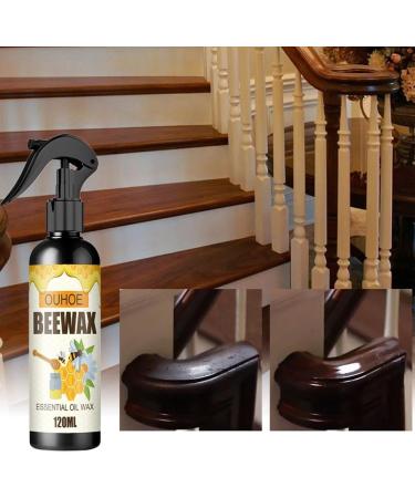 Beeswax Spray 120ml Wood Seasoning Beewax Spray Natural Micro Beeswax Furniture Polish and Cleaner Furniture Polish Cleaner Bees Wax Polish for Wood - Buy Online on GoSupps.com