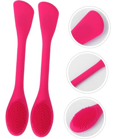 FRCOLOR 6 Pcs Silicone Facial Scrubber Facial Cleansing Brush Manual Scrubber Massager Silicone Cleaning Brush Facial Cleaning Brush Silicone Stick Double Head Cleasing Milk Rosyx3pcs 16.5*3cmx3pcs - Buy Online on GoSupps.com