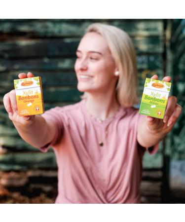 Birch Gold Xylitol Mint Bonbons - Sugar-Free Vegan Dental Care 12x30g | 100% European Xylitol | Natural Ingredients - Buy Online on GoSupps.com