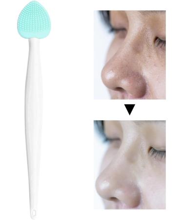 Silicone Face Wash Brush - Face Scrubber Handheld Double-Sided Skincare Remover Tool - Blackhead Brush Face Wash Brush Portable Nose Scubber for SPA Center Shakven C Blue - Buy Online on GoSupps.com