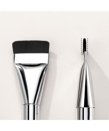 Samuliy Ultra Thin Foundation Brush | Ultra Thin Flat Head Strong Fluidity Foundation Brush | Makeup Brushes Set Foundation Brush With Sponges Puff Strong Fluidity Thin Brushes - Buy Online on GoSupps.com