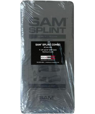 Buy SAM SPLINT 3X Combo Pack - Charcoal Gray (36" 18" & 9") | International Shipping Available - Buy Online on GoSupps.com