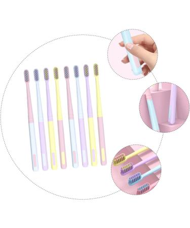 Mobestech Toothbrush Set - 8pcs Ice Cream Design Replacement Brushes for Kids | Durable Plastic Cleaning Tools - Buy Online on GoSupps.com