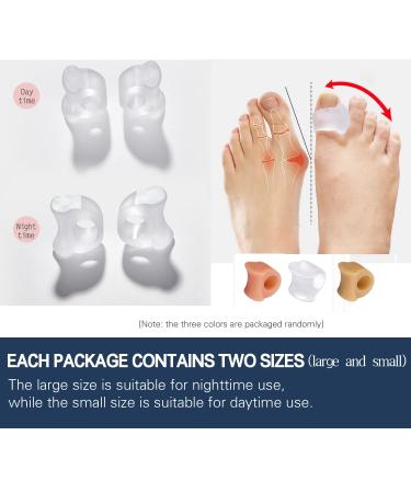 OBBOCK Bunion Corrector & Toe Separator for Women - Gel Toe Cushions - Prevent Rubbing & Relieve Pressure - Toe Protectors (4 Pack) - Buy Online on GoSupps.com