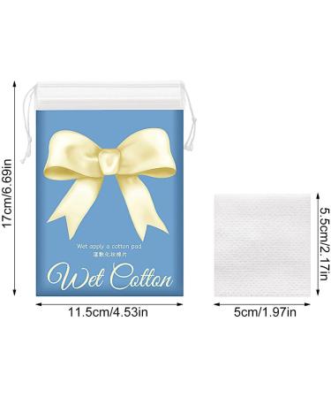 Cotton Pads for Makeup Removal Pack of 200 Wet Compress Cotton Sheets Super Fit Face Cleansing Pads Breathable Pads for Cosmetics Removal All Skin Types - Buy Online on GoSupps.com