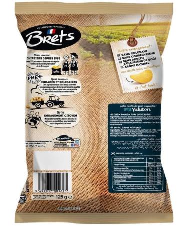 BRET'S Chips Saveur Yakitori 125g - Des Chips l'Ap ritif qui vous Transportent au Japon ! - Lot De 4 - Vendu Par Lot - Buy Online on GoSupps.com