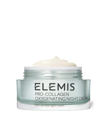 ELEMIS Pro-Collagen Oxygenating Night Cream | Ultra Rich Daily Face Moisturizer Firms, Smoothes, and Replenishes the Skin with Antioxidants | 50 mL 1.6 Fl Oz (Pack of 1)