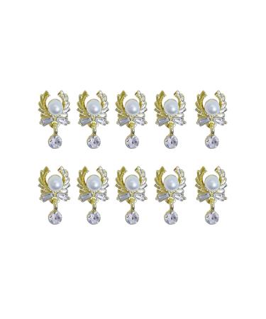 Worparsen Nail Jewelry Pendant Style Nail Art Decor DIY Manicures Gadget High Durability for Salon 1 Bag G
