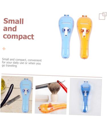 Buy Mikinona Razor Storage Box Set - Travel Protection for Razors | 2-Pack Orange Blue | International Shipping - Buy Online on GoSupps.com