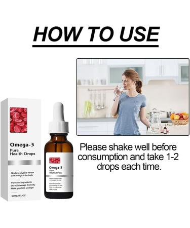 Natravor Omega-3 Natural Vasclear Drops 30 ml/1 fl oz NATRAVOR Omega-3 Drops Body Care Drops Relieve Physical Discomfort (2PCS) - Buy Online on GoSupps.com