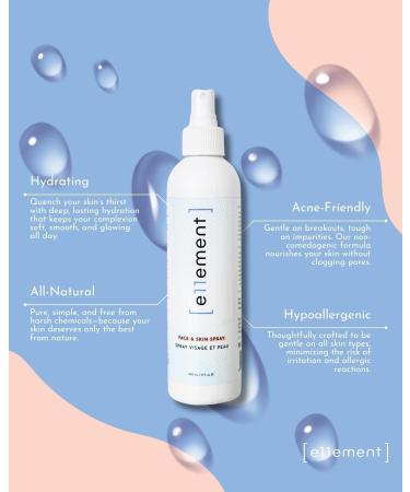 e11ement - Hypochlorous Acid Face and Skin Spray - HOCL- Safe for use on Acne Prone Skin - Eczema - Dry Scalp -Toner - Eye & Lash Cleanser - Face and Hand Cleanser (Feature Pack - 3 Bottles) 3 Piece Set - Buy Online on GoSupps.com