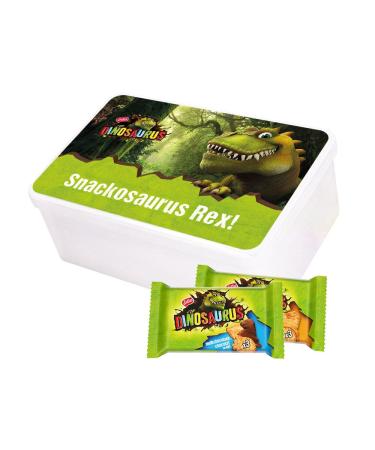 Vandeca Lotus Dinosaurus Collection Box - Snackosaurus Rex - Lotus Dinosaur Biscuit Tin - Cereal Biscuit & Chocolate Biscuit - Children's Biscuit - Biscuit Tin - 400 ml 1 g