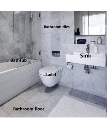 Glimpsesun 6 Pack Pumice Stone Toilet Bowl Clean Brush Remove Toilet Bowl Hard Water Rings Calcium Buildup and Rust Suitable - Buy Online on GoSupps.com