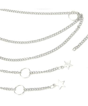 5PCS Hip Hop Punk Style Hair Braid Chain Rings | Hair Accessories for Women - Buy Online on GoSupps.com