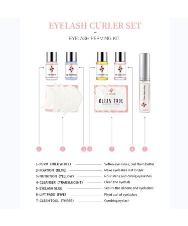 2023 TUBeauty Eyelash Perming Kit - Professional Eye Lash Extension Curling Lift with ICONSIGN Glue - Nutritious Formula - Upgraded Version - Buy Online on GoSupps.com