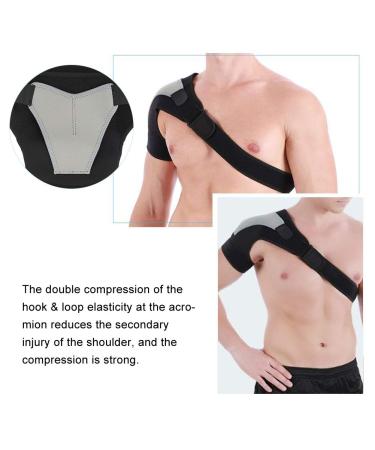 HURRISE Copper Infused Shoulder Brace - Achieve Pain Relief for Torn Rotator Cuff AC Joint Dislocation & Injuries - Adjustable Support for Men & Women - International Shipping Available - Buy Online on GoSupps.com