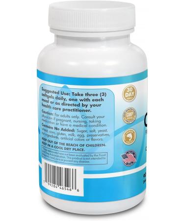 Omega 3 Fish Oil Concentrate Supplement for Women and Men - 3900mg Active Ingredients Omega 3 Fatty Acids EPA and DHA - 90 Softgels - One Month Supply. - Buy Online on GoSupps.com