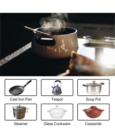 24 Electric Radiant Cooktop with 4 Burners, Smooth Ceramic Glass, 9 Power Levels, Timer Function and Child Lock - 240V - Buy Online on GoSupps.com