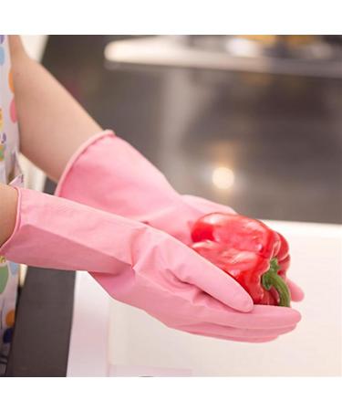 Cleaning Gloves Waterproof Dishwashing Gloves Durable Kitchen Cleaning Household Dishwashing Tools Dishwashing Gloves Yellow-s - Buy Online on GoSupps.com
