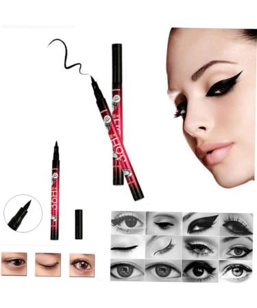 DOITOOL Black Makeup Waterproof Cosmetics Liquid Eyeliner 1 count (Pack of 1) As Shown - Buy Online on GoSupps.com