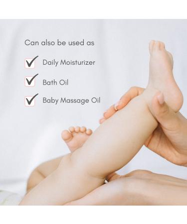 Irene Organics Belly Oil for Pregnancy Stretch Marks - Fast Absorbing & Hydrating 4oz - Buy Online on GoSupps.com