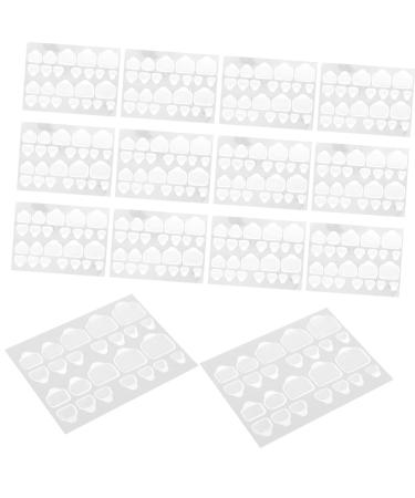 SKISUNO 20 Sheets Waterproof Arthritis Nail Tabs Nail Stickers for Nail Art Manicure Sticker Press-On Nail Sticky Tabs High Quality Gummed Paper Transparent