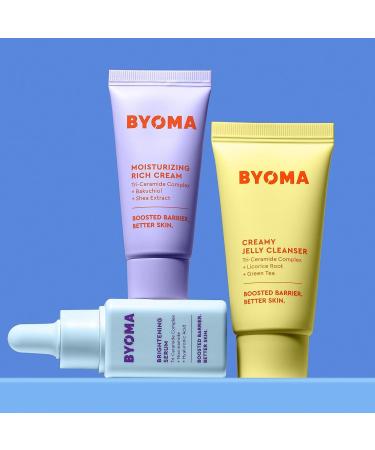 BYOMA Original | SO BRIGHT SET | Treatment Set | Skin Care Set - So Bright - Tri-Ceramide Complex - (30 ml + 15 ml + 15 ml) | Vegan | by BELLA - Buy Online on GoSupps.com