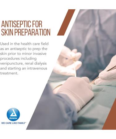 Dynarex Povidone-Iodine 10% Prep Solution - 1 Case of 24, 8 fl. oz. Bottles - Antiseptic for Skin & Surgical Site Prep - Buy Online on GoSupps.com