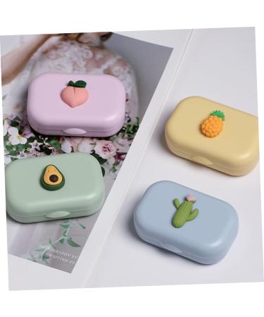 Healeved 16-Piece Colored Contact Lens Case Set - Cartoon Design with Mirror & 3D Glasses Case for Travel - Perfect Lens Storage Solution - Buy Online on GoSupps.com