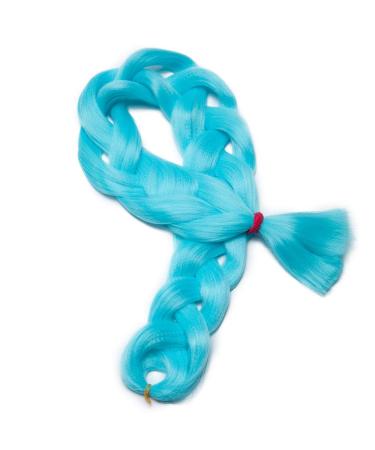 Tess 41 Jumbo Braids Extensions - Synthetic Crochet Braiding Hair 5pcs 165g/bundle 100cm Blue - International Shipping Available - Buy Online on GoSupps.com