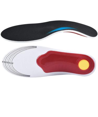 Cubitus Varus Flat Foot Insole Men Women Orthopedic Insole for Shoes Plantar Fasciitis Arch Support Insert Pad(L EU 40-46)