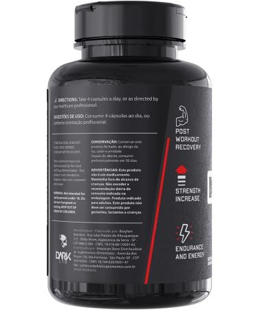 Dark Lab Creatine Monohydrate Pills - 100% Pure Creatine for Muscle Building Strength & Energy - 120 Capsules Supplement - Buy Online on GoSupps.com